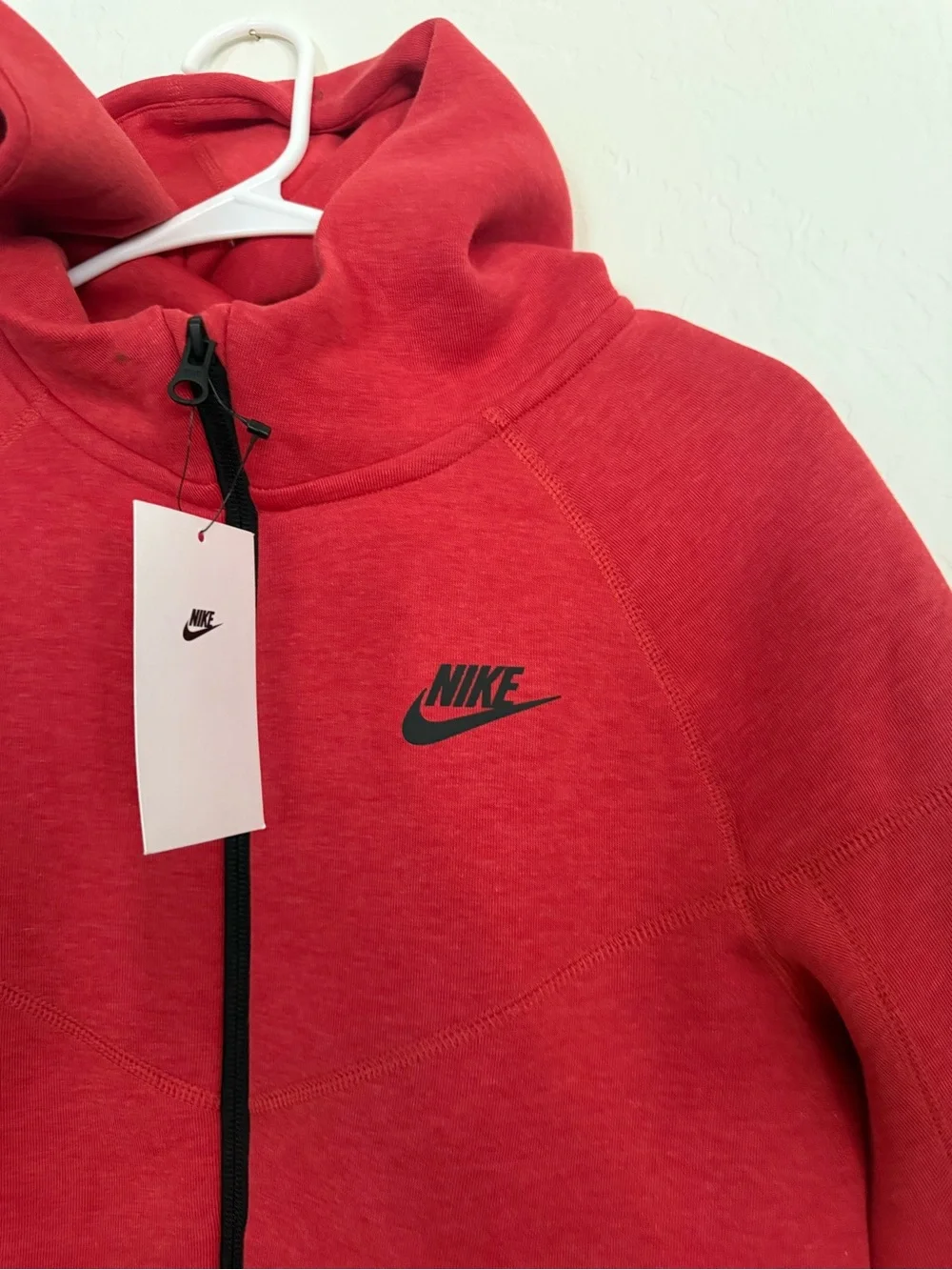 Nike Red Kids Full-Zip Hooded Jacket